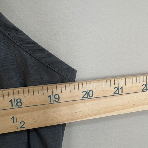 Indygena Activewear Dress Women's Medium V-Neck Upf 50+ Grey Sleeveles - Picture 9 of 11